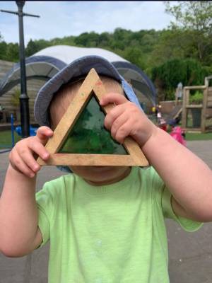 Child playing at Brighter Minds